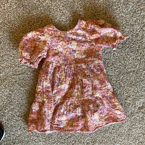 Cotton On Kids floral Mini Puff Sleeve Dress